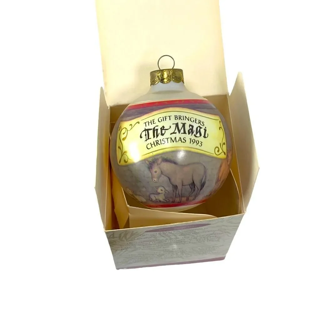 Vintage Hallmark Keepsake Ornament 1993 The Gift Bringers Series -  The Magi